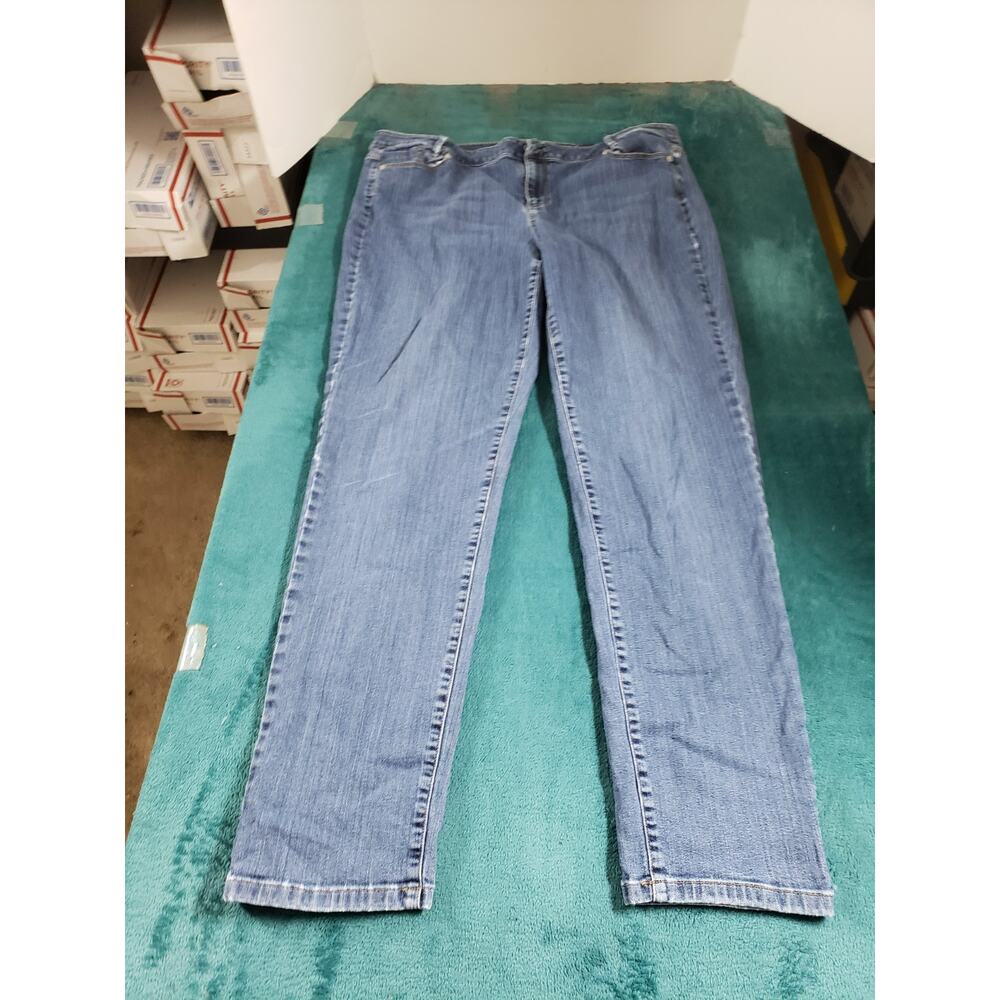 J. Jill Women's Straight Leg Jeans - Blue